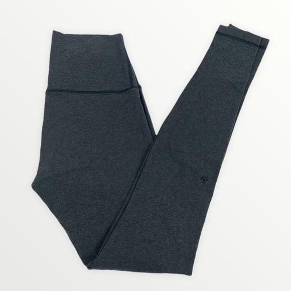 lululemon athletica Pants - Lululemon Wunder Under Pant (Roll Down) in Heathered Black
